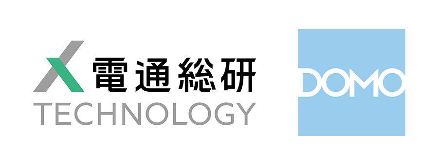 株式会社電通総研テクノロジーとドーモ株式会社のロゴ